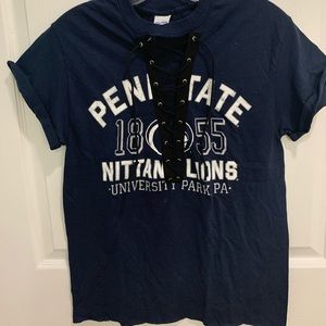 Lace up Penn State shirt